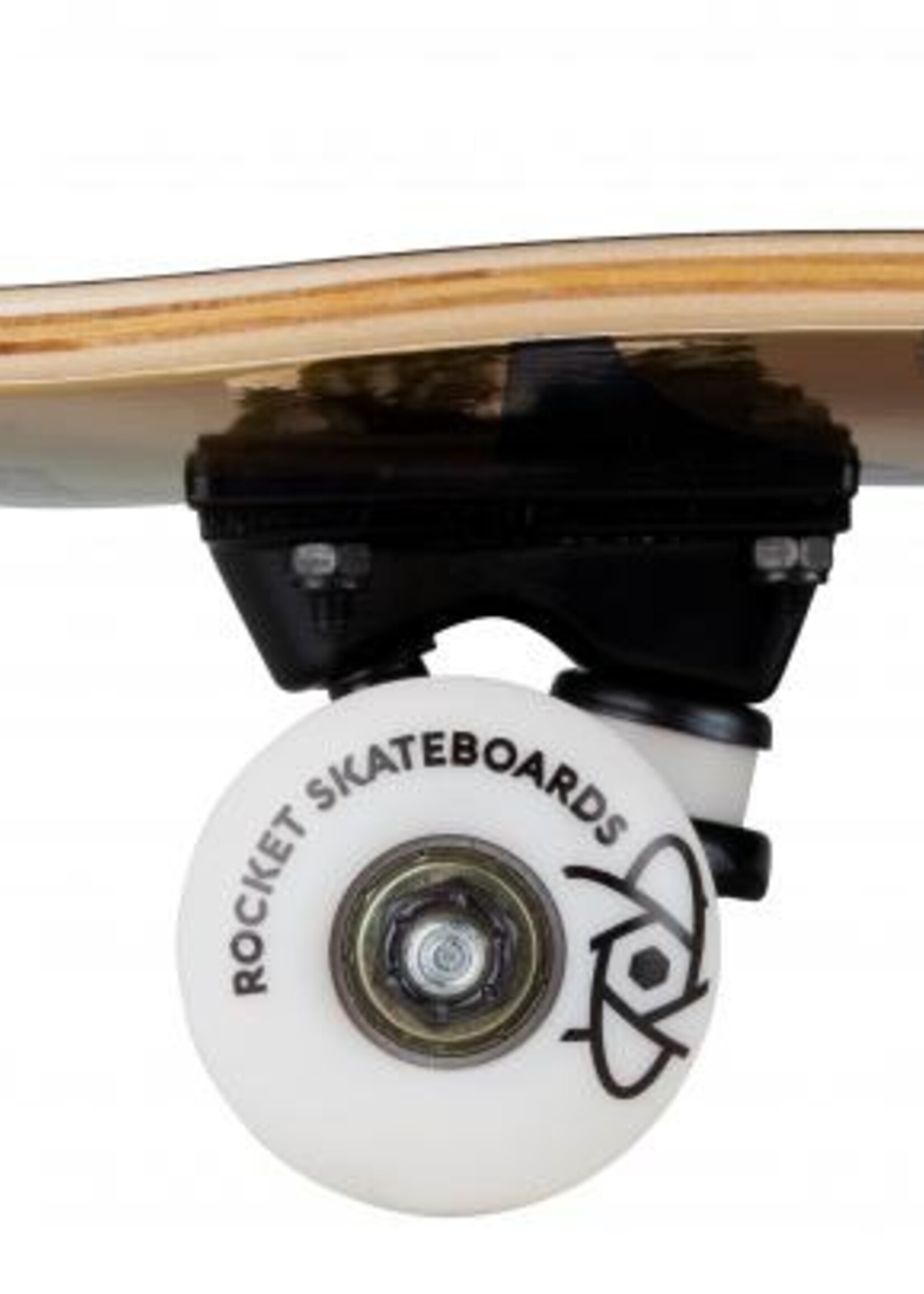 Rocket Rocket Complete Skateboard Twisted Foil Gold