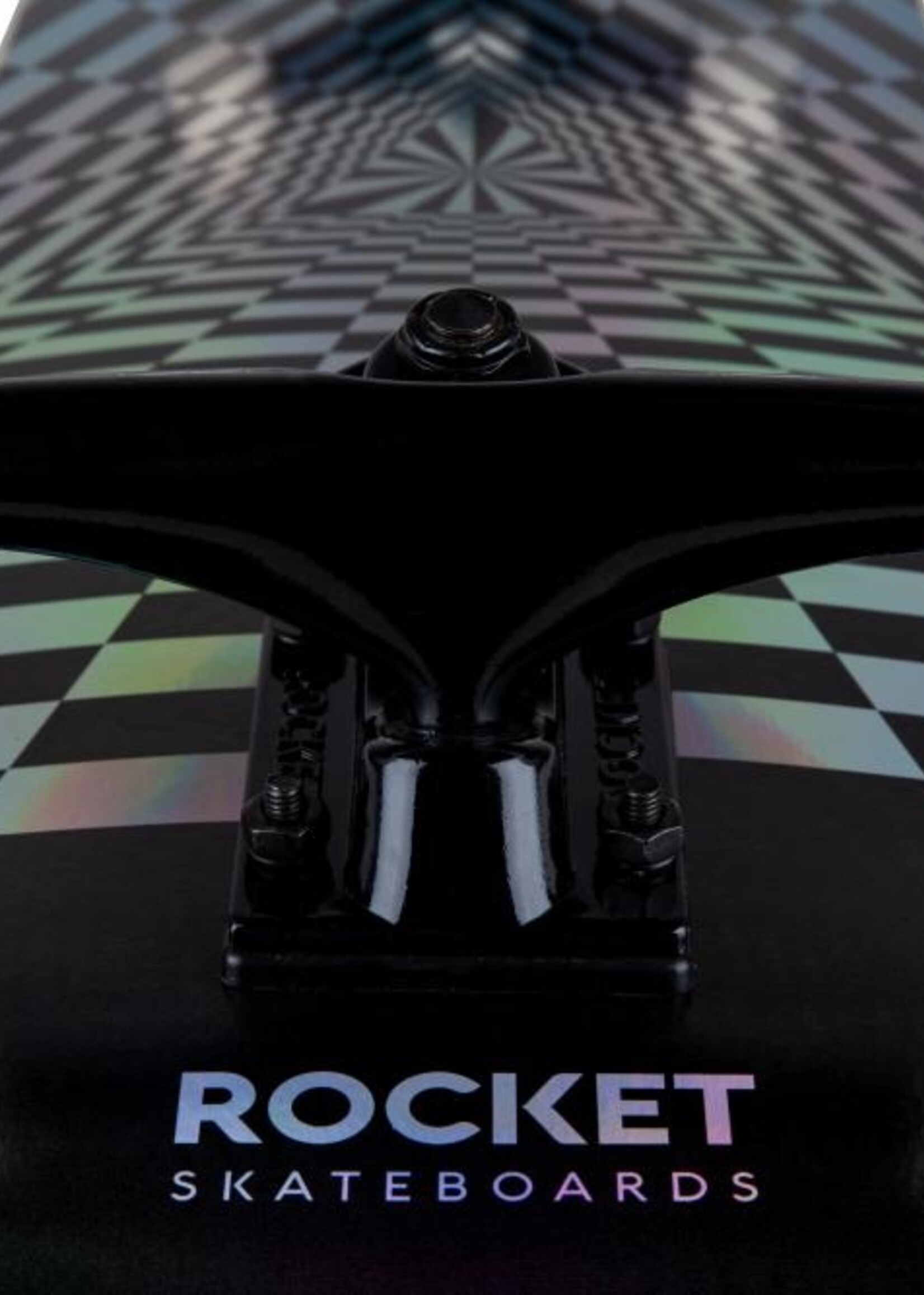 Rocket Rocket Complete Skateboard Prism Foil Silver