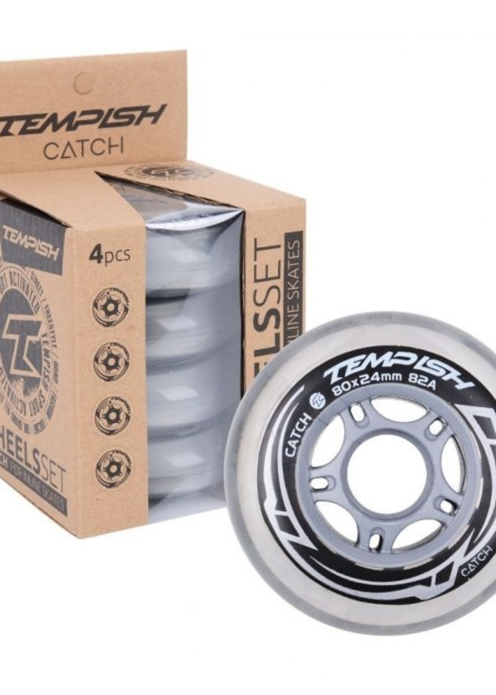 Tempish Tempish CATCH 82A Wielen 4 stuks