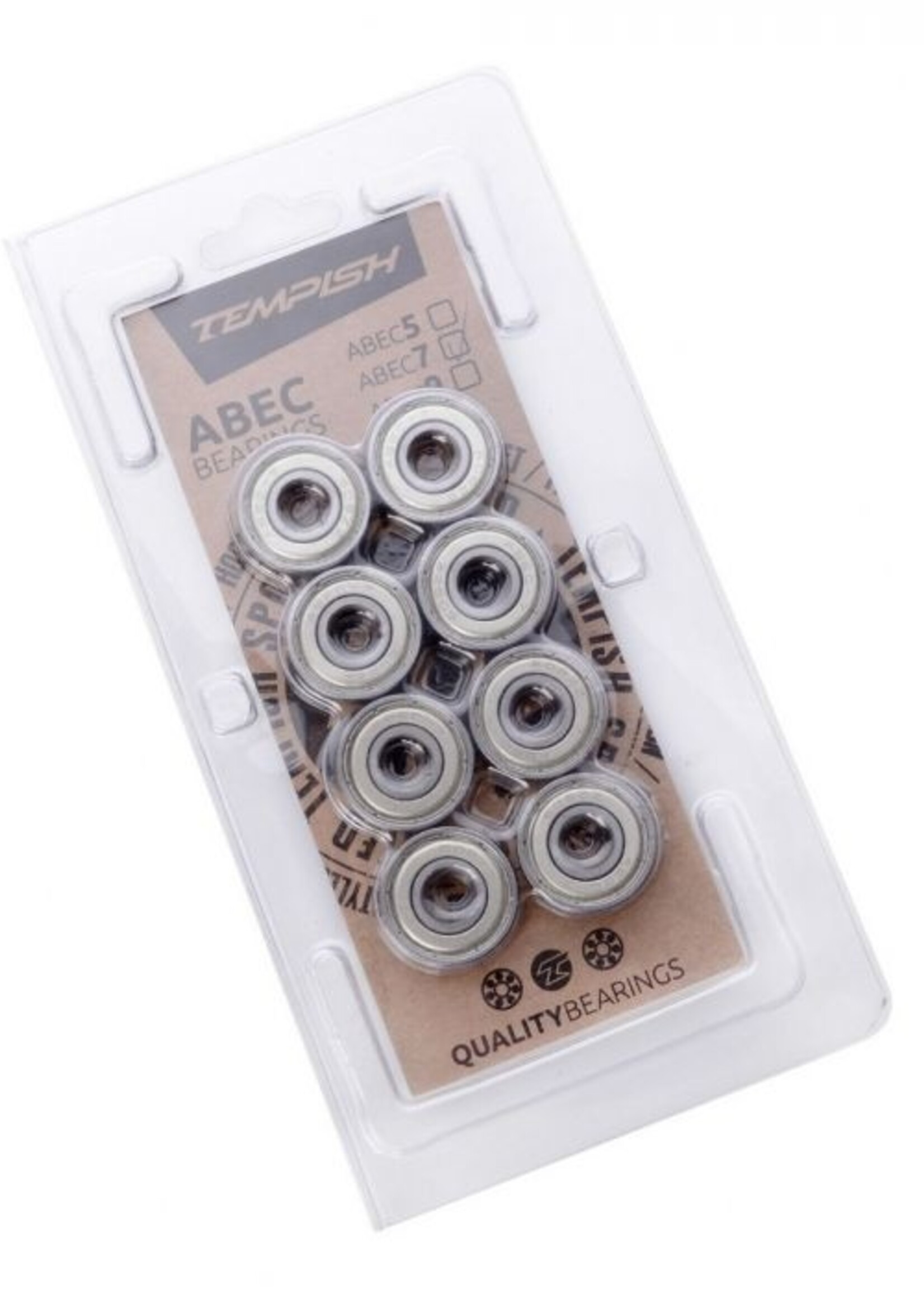 Tempish Tempish ABEC 5 Carbon Lagers 8 stuks - CopyABEC 7 Chroom Lagers 8 stuks