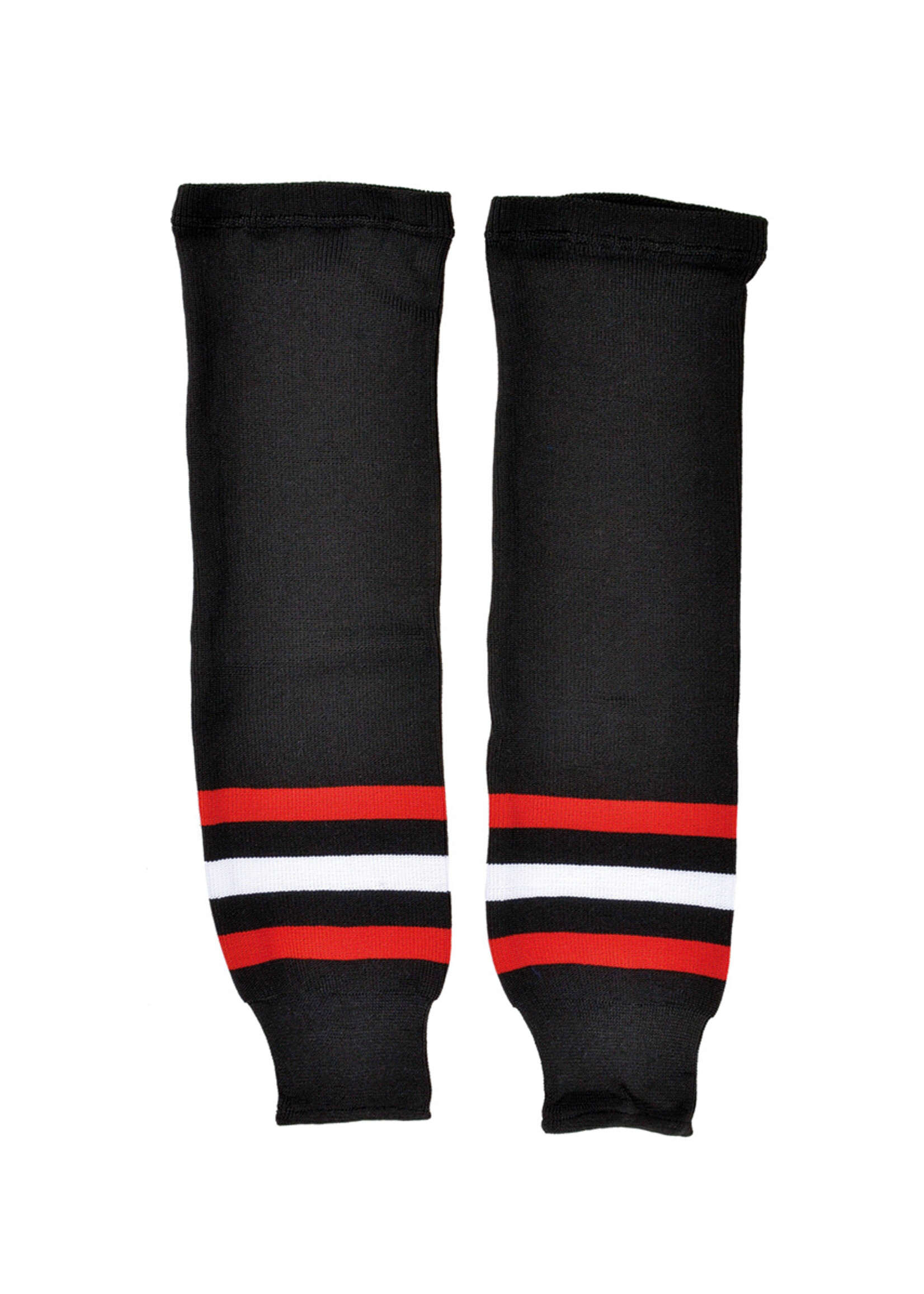 Bauer Sok Zwart/Rood/Wit