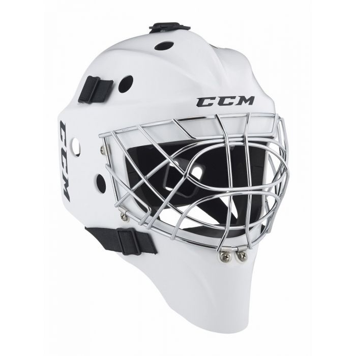 CCM CCM AXIS 1.5 Goalie Helm (SR) Gecertificeerd Wit