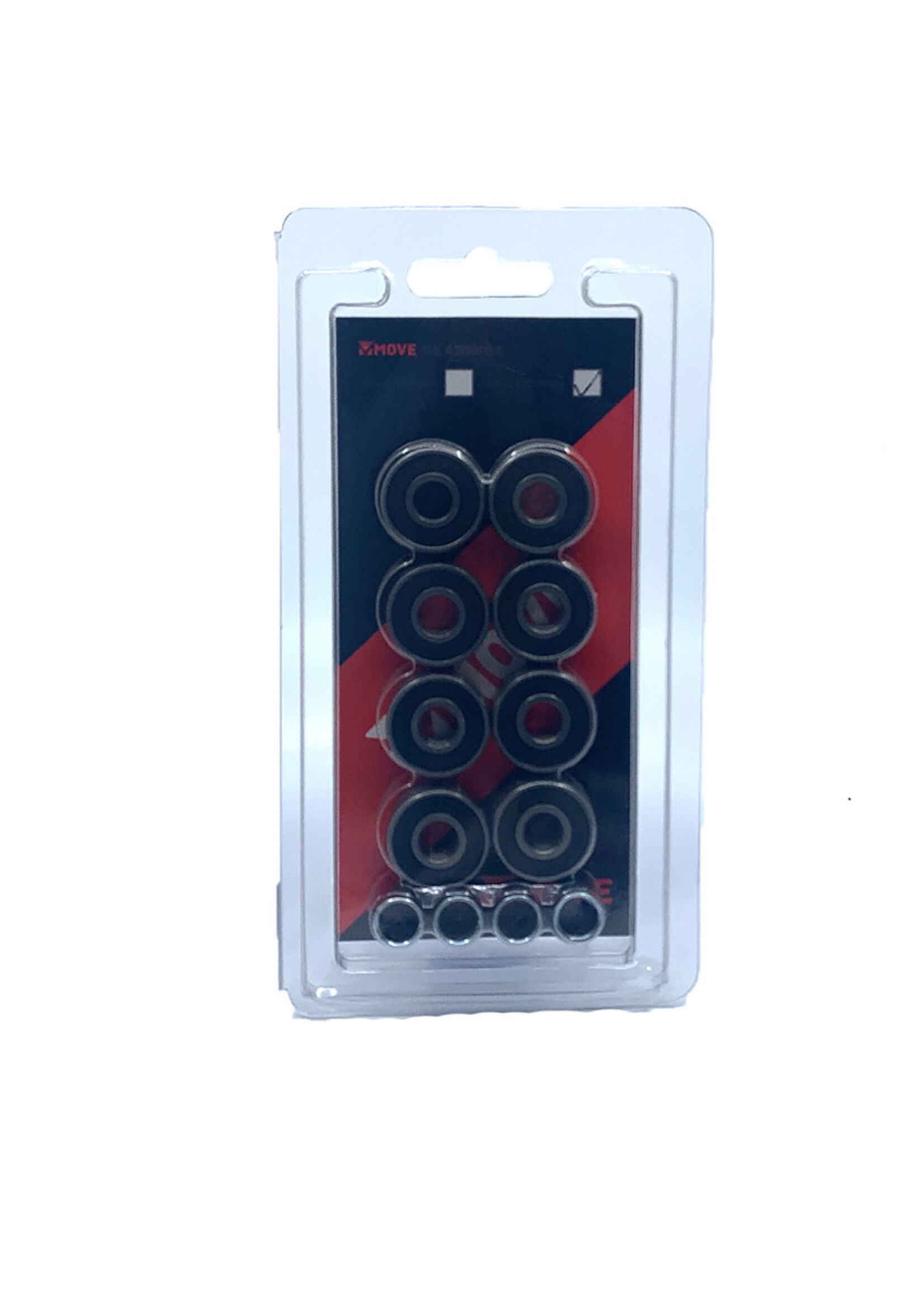 Move Move Lagers abec 9 chrome (8-pack)