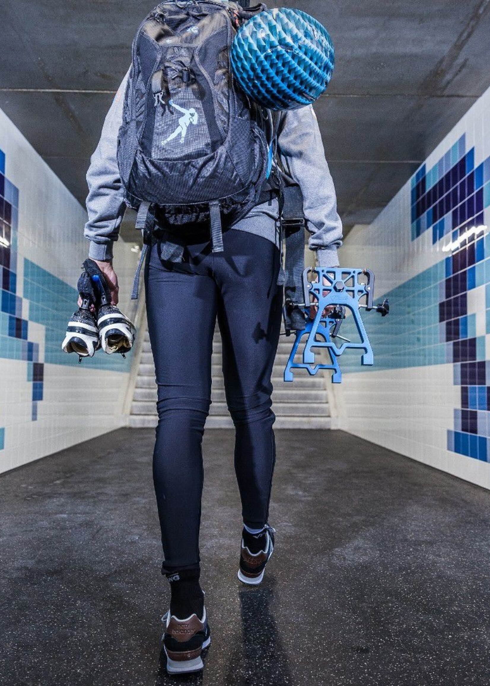 Viking Viking Schaats Helm Vprint grijs