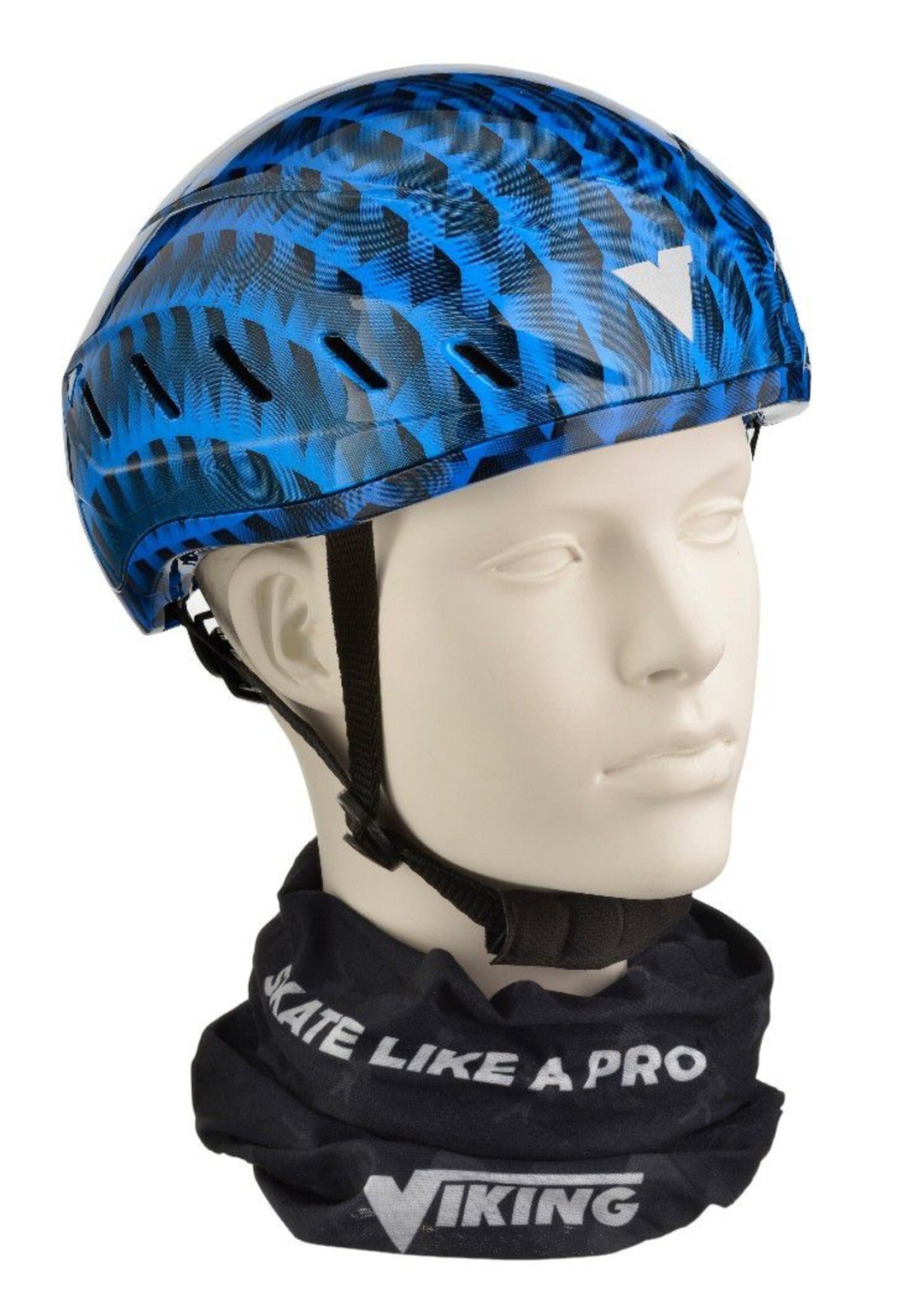 Viking Viking Schaats Helm Vprint blauw