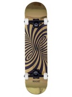 Rocket Rocket Complete Skateboard Twisted Foil Gold 31 Inch