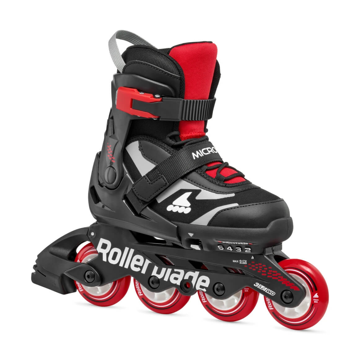 Rollerblade Verstelbare kinder Skate Rollerblade Microblade Zwart/Rood