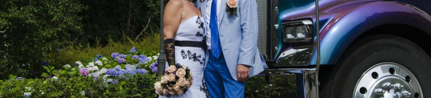 De sterke vrouw achter de trucker