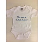 Romper 'papa beste trucker' - White