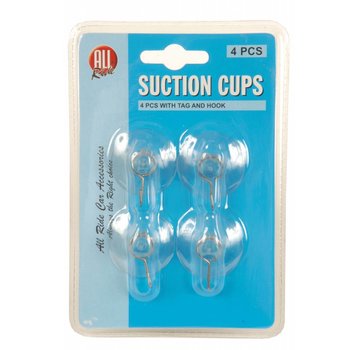 All Ride Suction cups 4 pieces with hook