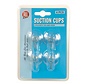 Suction cups 4 pieces with hook