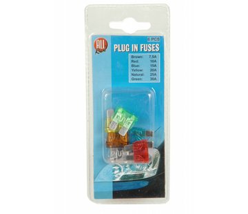 All Ride Plug in fuses 6pcs