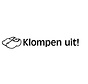 Stickers klompen uit! Buitenplak