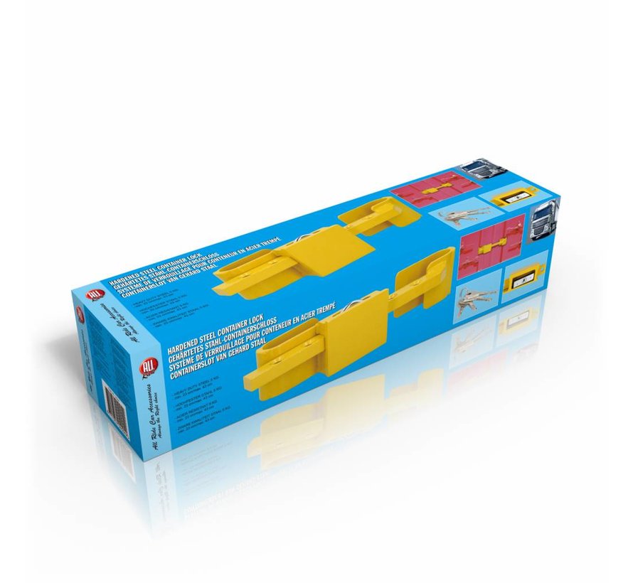 Containerslot van gehard staal