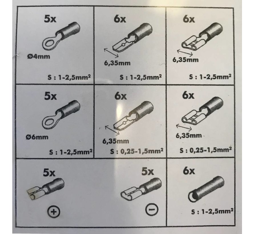 Terminal sets 50 pcs