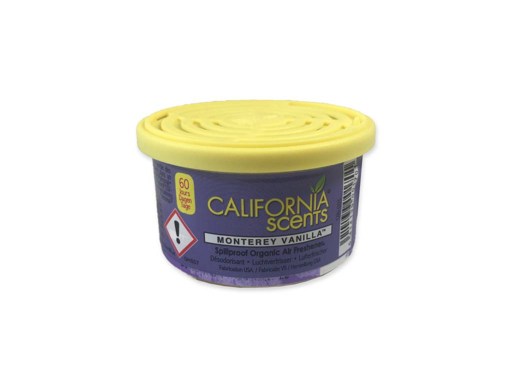California Scents Can/Hidden Air Freshener (Monterey Vanilla Scent
