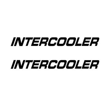 Intercooler sticker 2pcs inside