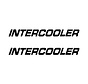 Intercooler sticker 2pcs inside
