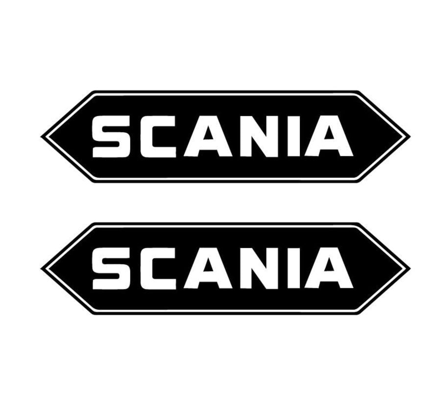 Scania sticker retro 2pcs outside - Joostshop