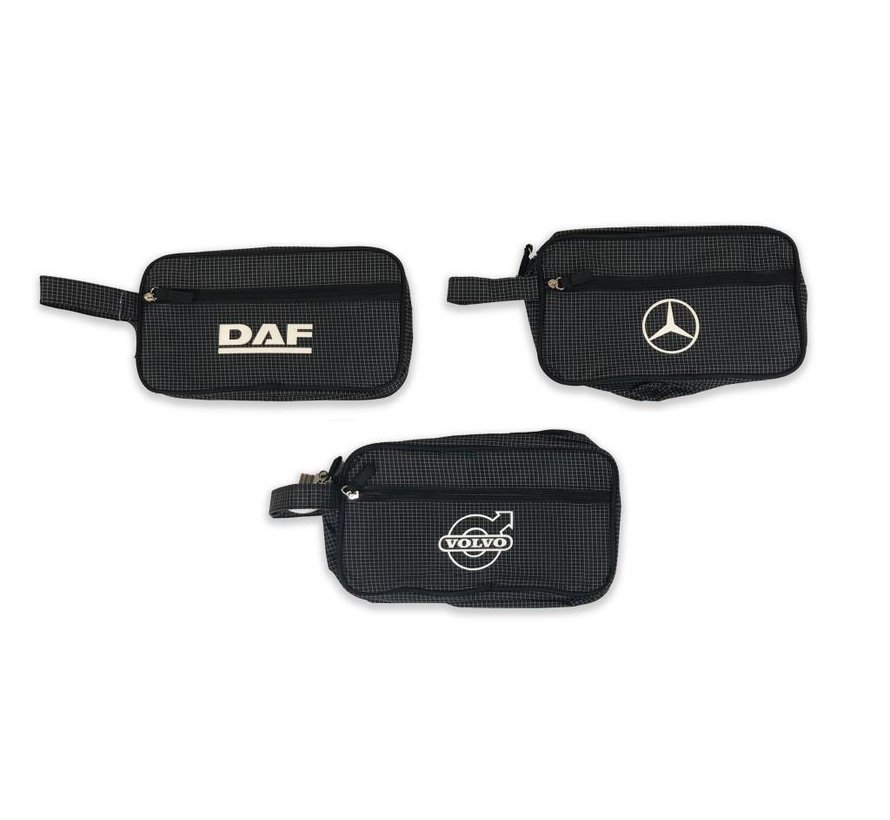 Toiletry bag with logo