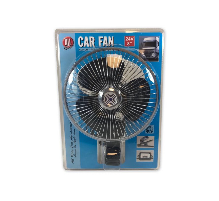 Fan 24V with clamp 20cm