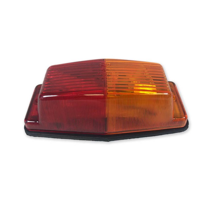 Double lamp holder BA15s – white / red / orange