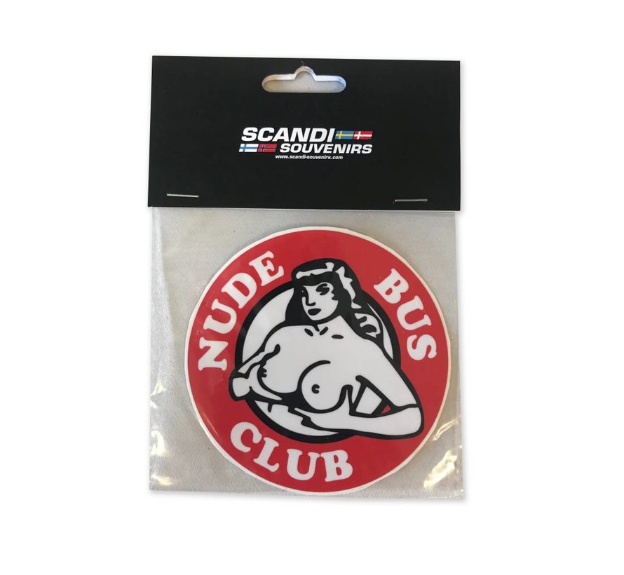 Sticker Nude Bus Club