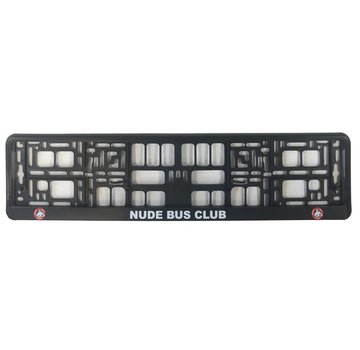 License plate holder Nude Bus