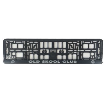 License plate holder Old skool club