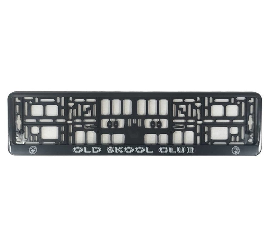 License plate holder Old skool club