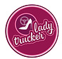 Sticker Lady Trucker  20cm