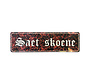 Sticker Saet Skoene - red