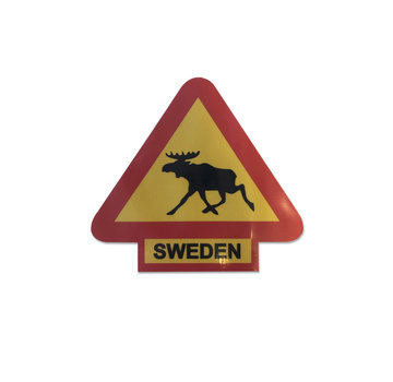 Sticker Moose - Sweden