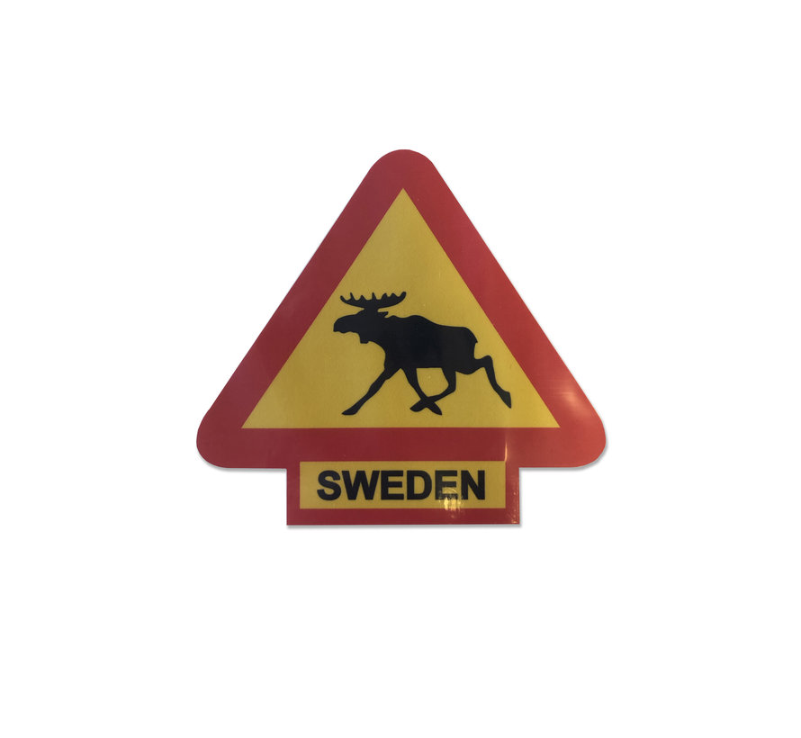 Sticker Moose - Sweden