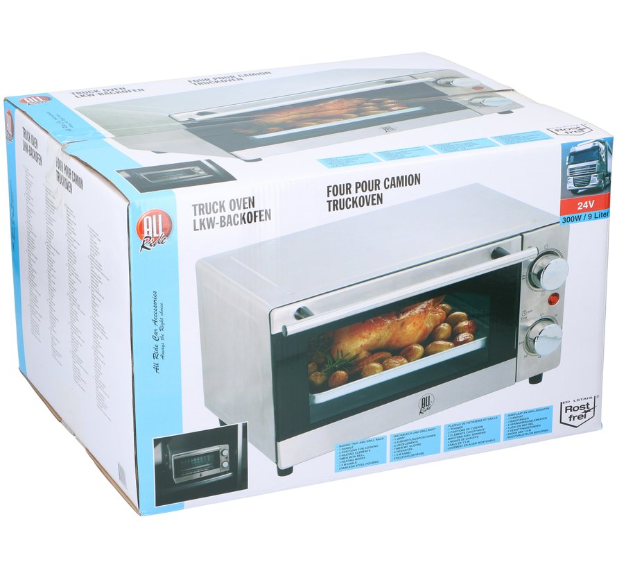 Truckoven 24V - 9 L - zilver