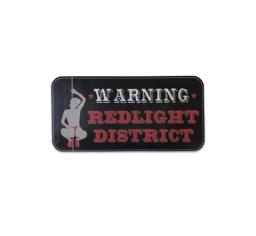 Sticker - Warning Redlight District