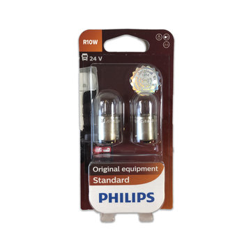 Philips 24V - 10W - BA15S  - 2 pieces