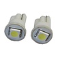 T10 LED Replacement Bulb – 1 SMD LED – 12V or 24V – Various Colours – 2 pcs