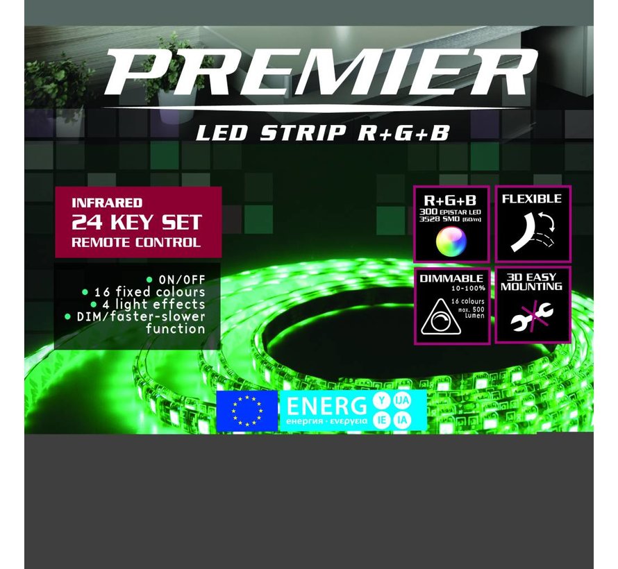 Premier R+G+B LED strip 5m 300LED
