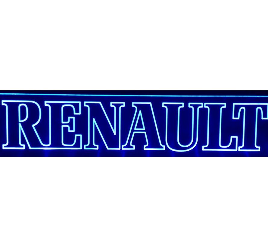 Ledplaat Renault blauw