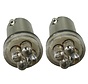 T10 BA9s LED Replacement Bulb – 4 LEDs – 12V or 24V – Blue or White