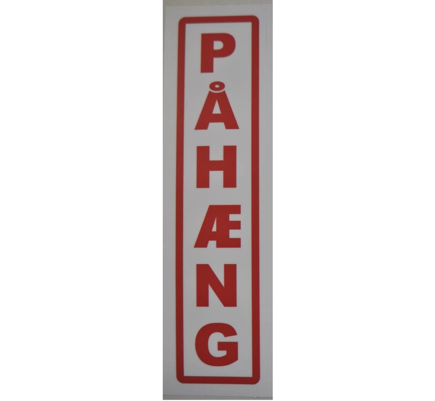 Pahaeng sticker - 25cmx6,5cm