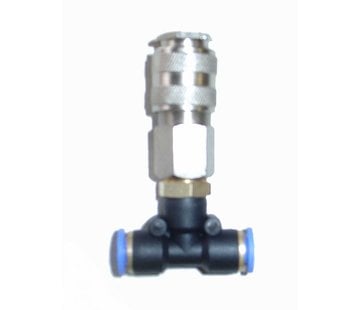 Quick connector air duster