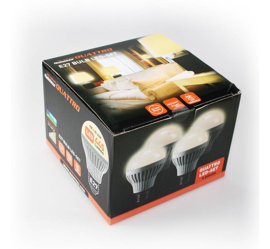 Quintezz Quattro E27 LED SET