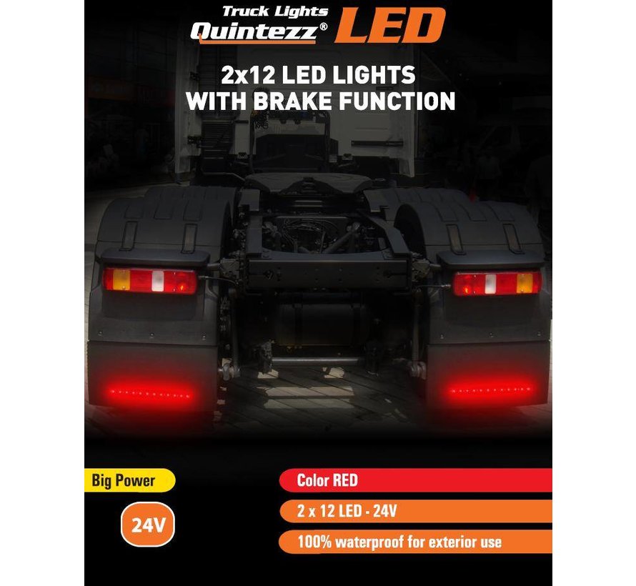 Quintezz Spatbordlichten - Splashboard lights