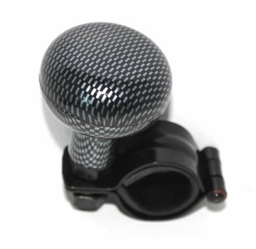 Steering wheel knob carbon