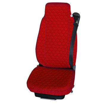 Universal seat cover red