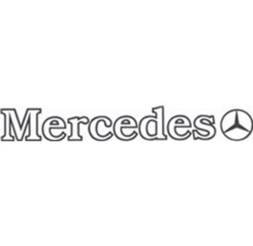 Mercedes buitenplak 2 st