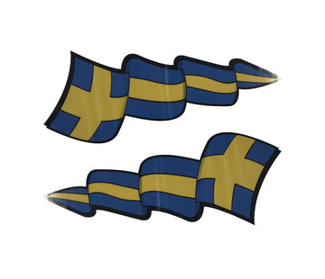 Wimpelsticker set Zweden
