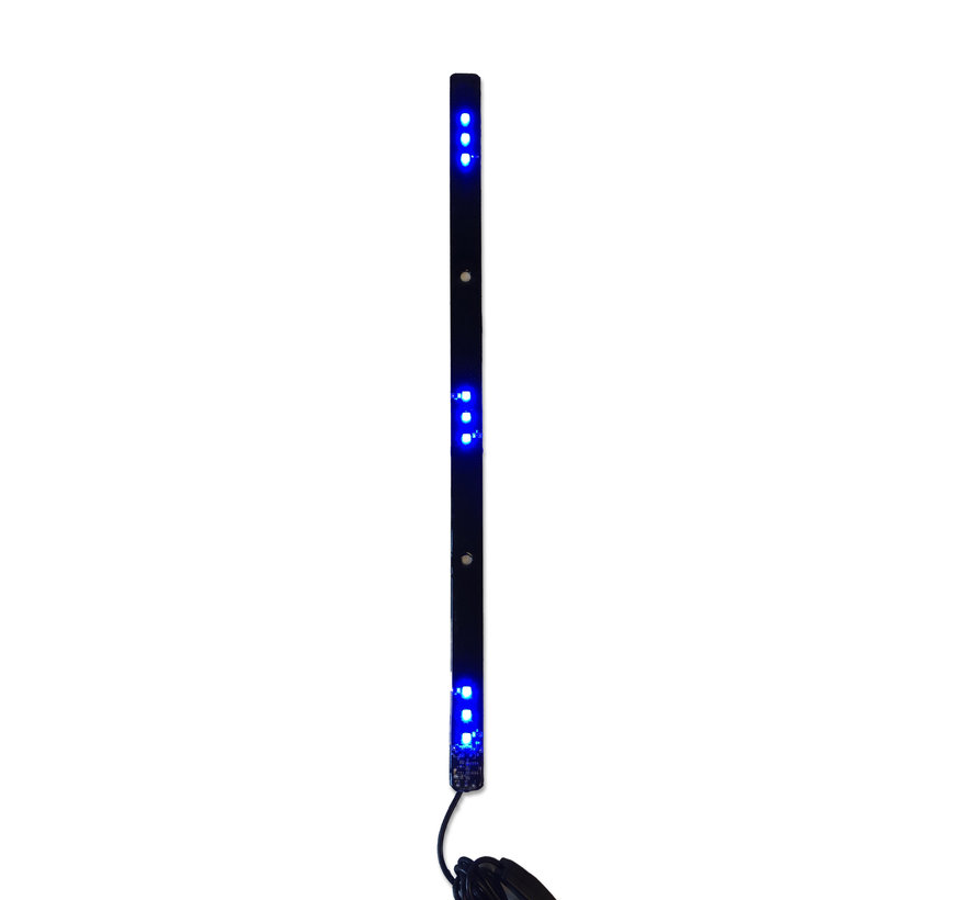 Lichtbalk zuignap 12/24V met 7 kleuren - 50 cm - 9 LED